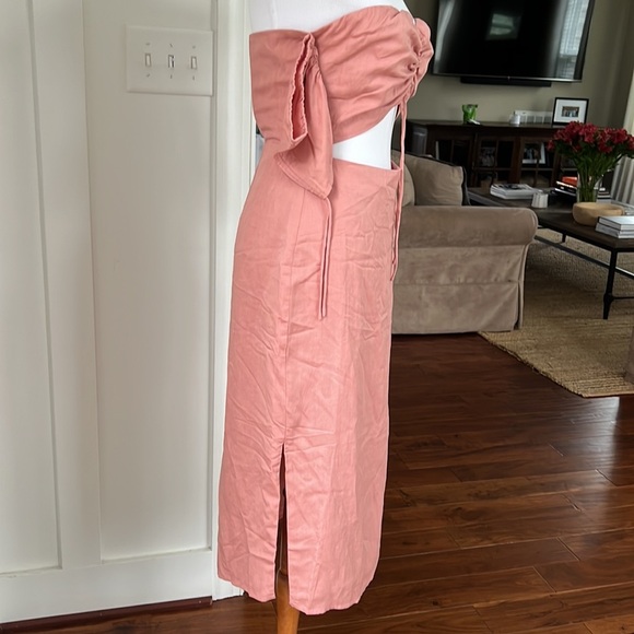 NWT free People Privacy Please Magdalena Midi Dress Size M - Picture 7 of 11